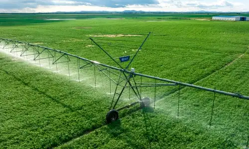 What is the advantage of pivot irrigation?